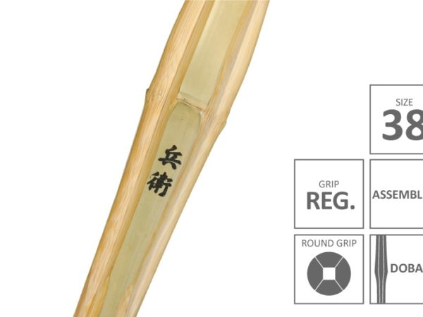 HYOEI :: Top Quality MADAKE Dobari Shinai Regular Grip [Assembled – Size 38]